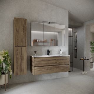 Подвесная тумба под раковину Sancos Libra LB120-1ECH 120см дуб чарльстон